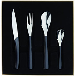 Cutlery set for 24 place settings serrated