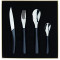 Cutlery set for 24 place settings serrated