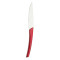 Solid handle table steak knife - serrated