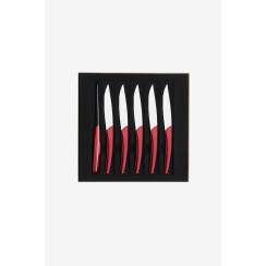 Set of 6 steak knives serrated - L 230 mm