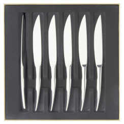 gift box of 6 table/steak knives solid handle