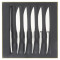 gift box of 6 table/steak knives solid handle