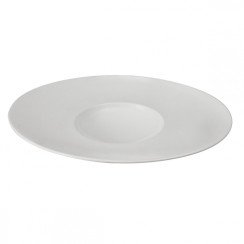 Oval gourmet plate small well - 17 cl - L 30 cm x l 26 cm