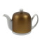 Tea pot with bronze cloche - 70 cl - H 11,1 cm