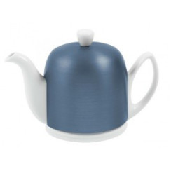Tea pot with blue cloche - 70 cl - H 11,1 cm