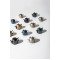 Tea pot with blue cloche - 70 cl - H 11,1 cm
