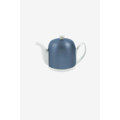 Tea pot with blue cloche - 100 cl - H 13,1 cm