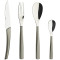 Cutlery set for 24 place settings serrated