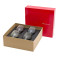 gift box of 4 multicolors tumblers 29 cl