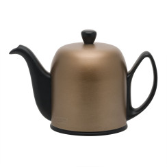 Tea pot with bronze cloche - 100 cl - H 13,1 cm