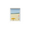 rectangular shared plate 16x12 cm pink parasol