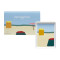 rectangular shared plate 16x12 cm green tent