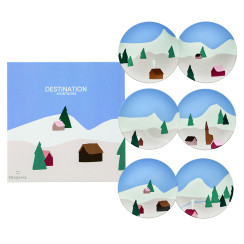 Set of 6 plates 23 cm - Ø 23 cm