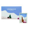 rectangular shared plate 16x12 cm decor bell tower