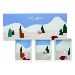 Set of 3 mini dishes 16 x 12 cm - L 16 cm x l 12 cm
