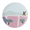 Set of 6 dessert plates 23 cm - Ø 23 cm