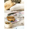rectangular shared plate 16x12cm decor olive tree