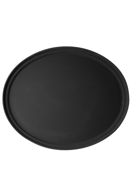 Cambro oval tray anti-slip black 56 x 68,5 cm