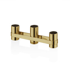 3-Arm Candle Holder Saturn Gold