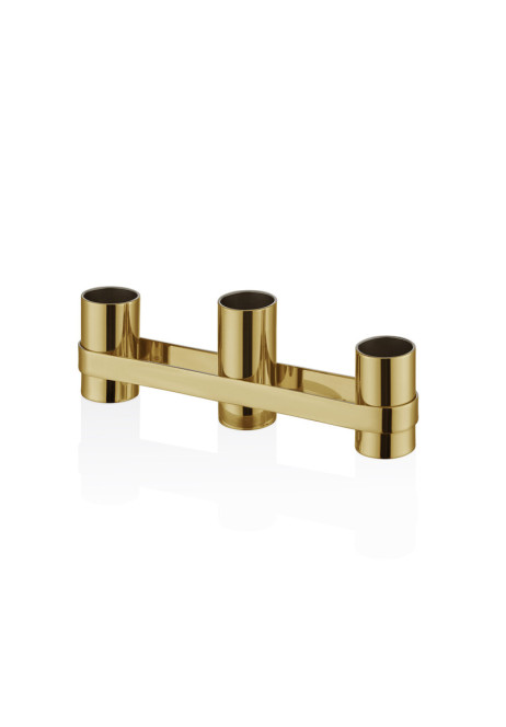 3-Arm Candle Holder Saturn Gold