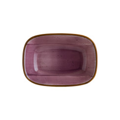 Aura Blackberry Gourmet Rectangular Plate 12*8.5 cm