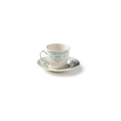 Coffee Cup W/Saucer
H 5,4  Ш 6,4 cm
H 1,7  Ш 12 cm