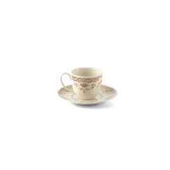 Coffee Cup W/Saucer
H 5,4  Ш 6,4 cm
H 1,7  Ш 12 cm