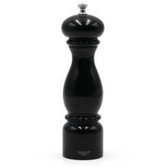 BLACK LACQUERED BEECH-WOOD PEPPER MILL 22
