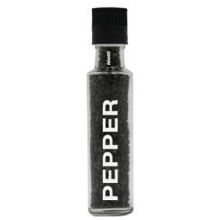 GLASS BOTTLE PEPPER MILL  20