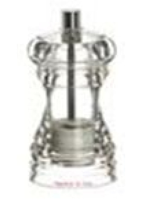 CLEAR ACRYLIC PEPPER & SALT MILL 11,5