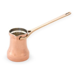 Copper cezve 225 ml Romantic Soy, silver-lined
