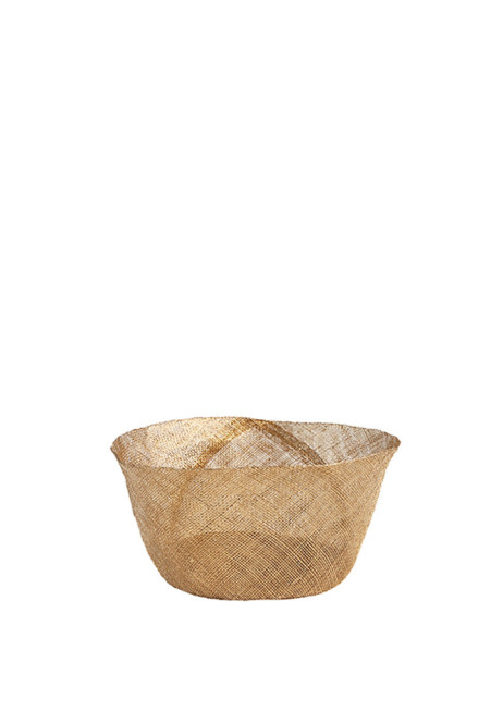 Big simple net abaca bowl d18 h8 cm
