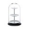 Dome Cover with Etagere & Melamine base