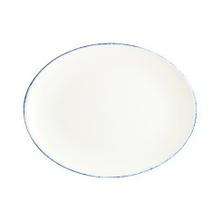 Retro Denim Moove Oval Plate 31*24 cm