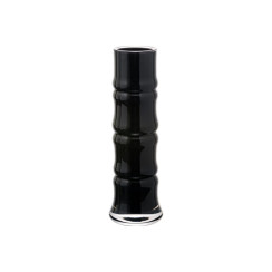Streaked Table Vase Black