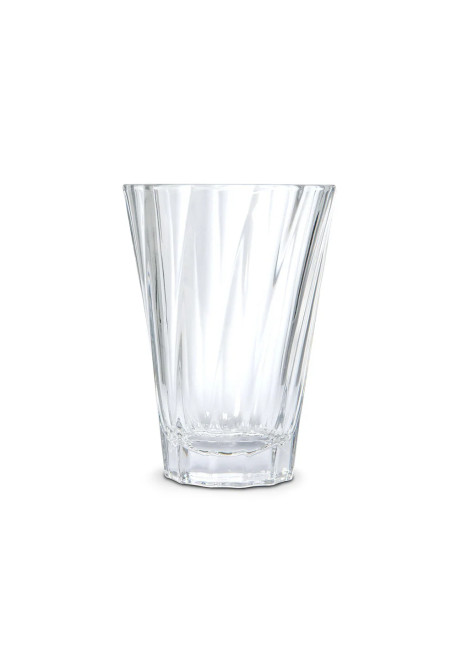 360ml Twisted Latte Glass (Clear)