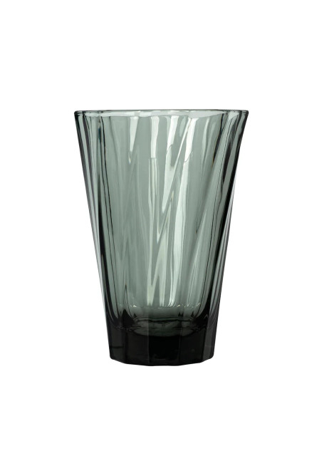 360ml Twisted Latte Glass (Black)
