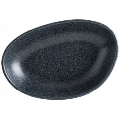 Graphite Vago Oval Plate 15*8.5 cm