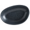 Graphite Vago Oval Plate 15*8.5 cm
