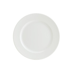 Iris White Banquet Flat Plate 21 cm