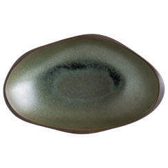 Lagoon Olive Oval Plate 27cm
