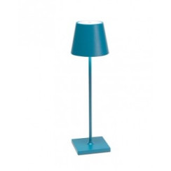 POLDINA PRO TAVOLO Ø.111x380mm. BLU 2,2W LED 185/203m.22/30K-5Vdc max1A-IP65
