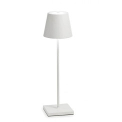 POLDINA PRO TAVOLO Ø.111x380mm. B.CO OP. 2,2W LED 185/203m.22/30K-5Vdc max1A-IP65