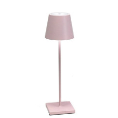 POLDINA PRO TAVOLO Ø.111x380mm. ROSA 2,2W LED 185/203m.22/30K-5Vdc max1A-IP65