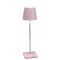 POLDINA PRO TAVOLO Ø.111x380mm. ROSA 2,2W LED 185/203m.22/30K-5Vdc max1A-IP65