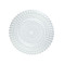Transparent Barocco Design Dessert Plate - Glass Ш 21,5Cm