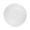 Transparent Barocco Design Dinner Plate - Glass Ш 26,5Cm