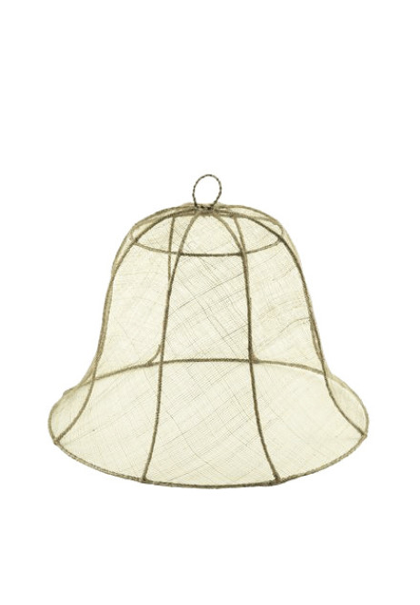 Bell food cover in abaca net d40 h30 cm