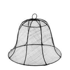 Bell food cover in abaca net d40 h30 cm