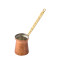 Cezve 325 ml, hammered effect, brass handle
